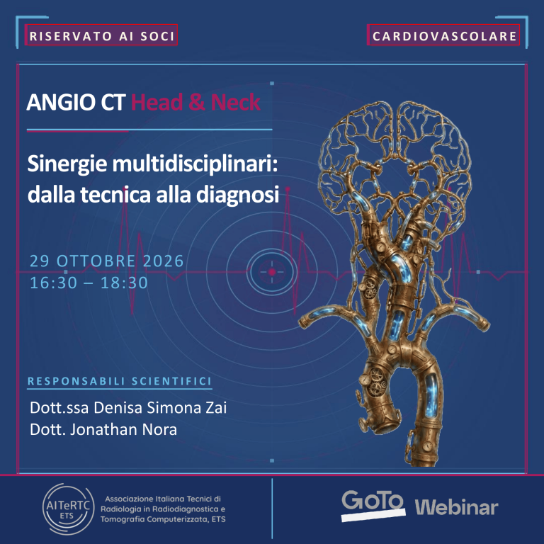 Corso Angio TC: Head & Neck – Sinergie multidisciplinari dalla tecnica alla diagnosi